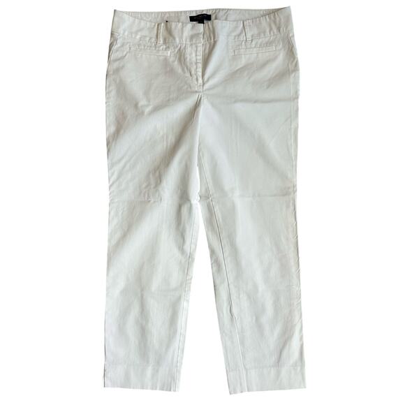 Ann Taylor White, Devin Fit, Capris- 10 - Picture 1 of 8